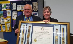 Rotary Changeover 2016 Phil & Gil