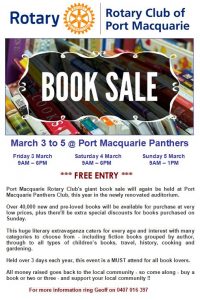 2017 Rotary Book Sale - Promo Flyer